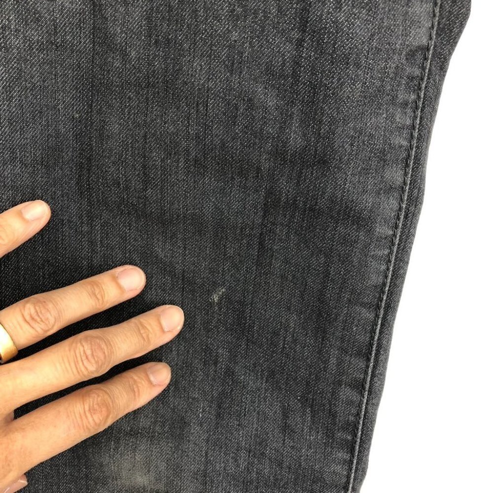 Santana Black Straight Leg High  Rise Jeans size 6x32 - Picture 6 of 16